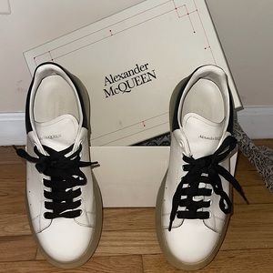 Alexander Mcqueen Oversized Sneaker in White with box and receipt included